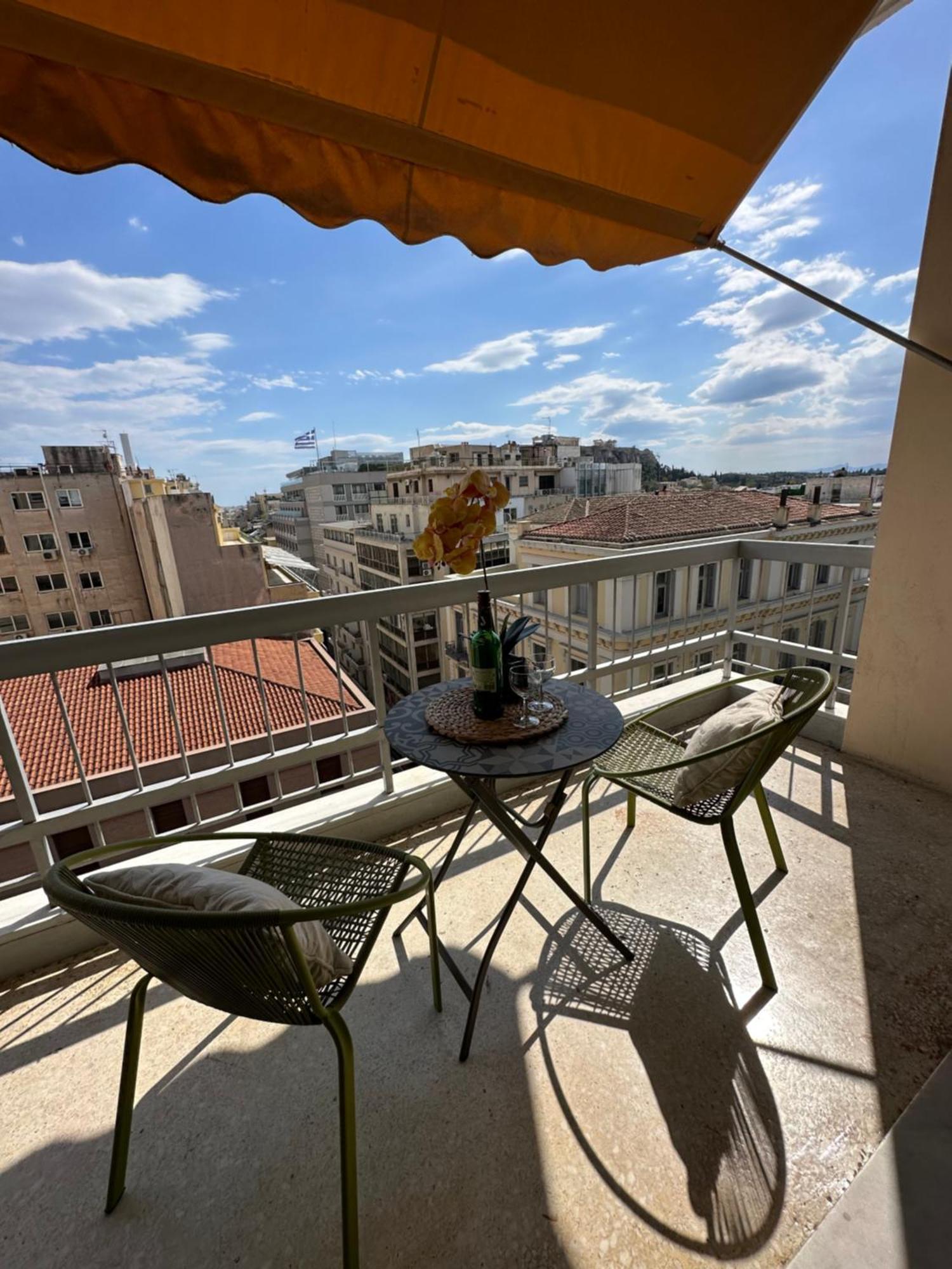2 Bd Apt In Syntagma With Acropolis View Athènes Extérieur photo